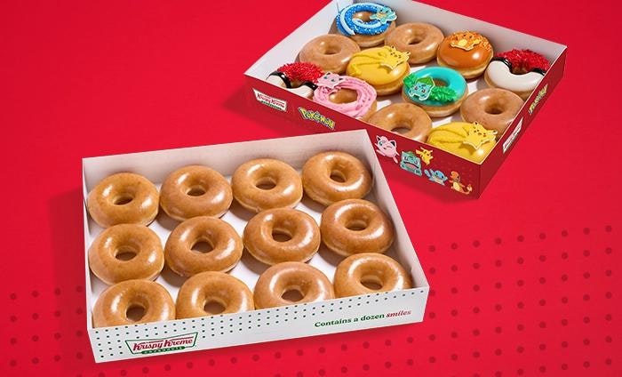 Krispy Kreme Glazed Dozen: $2 w/ purchase