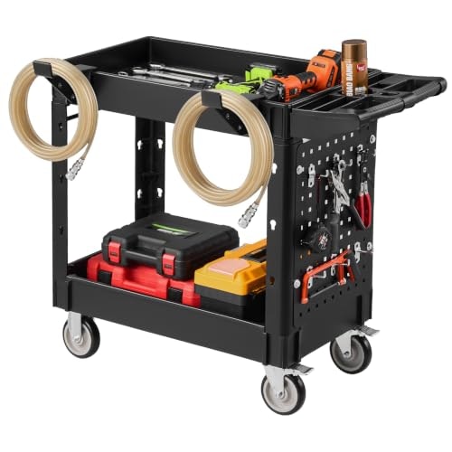Vevor 550-lb 2-Tier Utility Cart: $82.29 Vevor 550-lb 2-Tier Utility Cart: $82.29