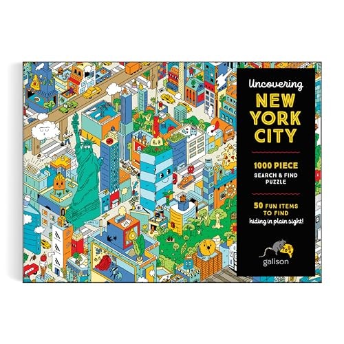 Galison Uncovering New York City 1,000-Piece Jigsaw Puzzle: $12.59 Galison Uncovering New York City 1,000-Piece Jigsaw Puzzle: $12.59