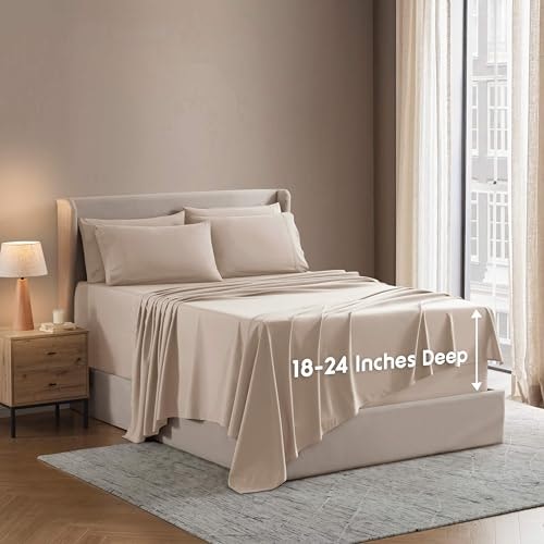 Nestl 6-Piece Queen Extra Deep Sheet Set: $19.79 Nestl 6-Piece Queen Extra Deep Sheet Set: $19.79
