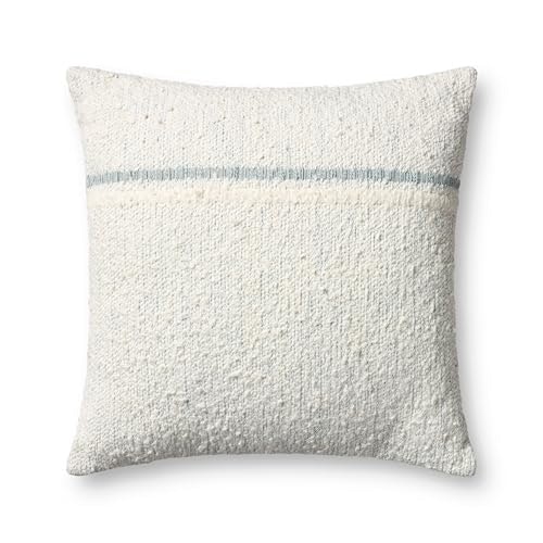 Loloi 22\" x 22\" Ivory/Blue Pillow Cover: $27.65 Loloi 22\" x 22\" Ivory/Blue Pillow Cover: $27.65