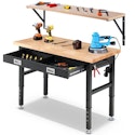 Enjoywood 48" x 24" Adjustable Workbench with Storage for $112 + free shipping