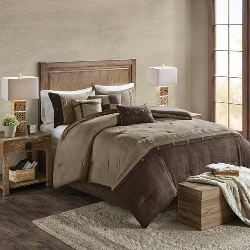 Madison Park King 7-Piece Faux Suede Comforter Set: $61.21 Madison Park King 7-Piece Faux Suede Comforter Set: $61.21