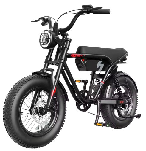Hopepeak D10 1,500W 16" Fat Tire Electric Mountain Bike: $342
