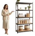 5-Tier Adjustable Metal Shelving Unit for $37 + free shipping