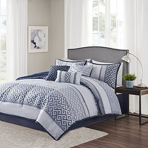 Madison Park Traditional Jacquard California King Comforter Set 7-Piece: $85.75 Madison Park Traditional Jacquard California King Comforter Set 7-Piece: $85.75
