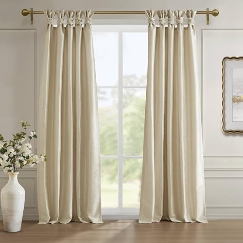 Madison Park 50x95-inch Faux Silk Blackout Curtain: $27.99 Madison Park 50x95-inch Faux Silk Blackout Curtain: $27.99