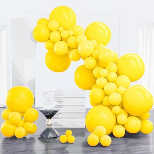 PartyWoo Matte Yellow Balloons 100-Pack: $8.99