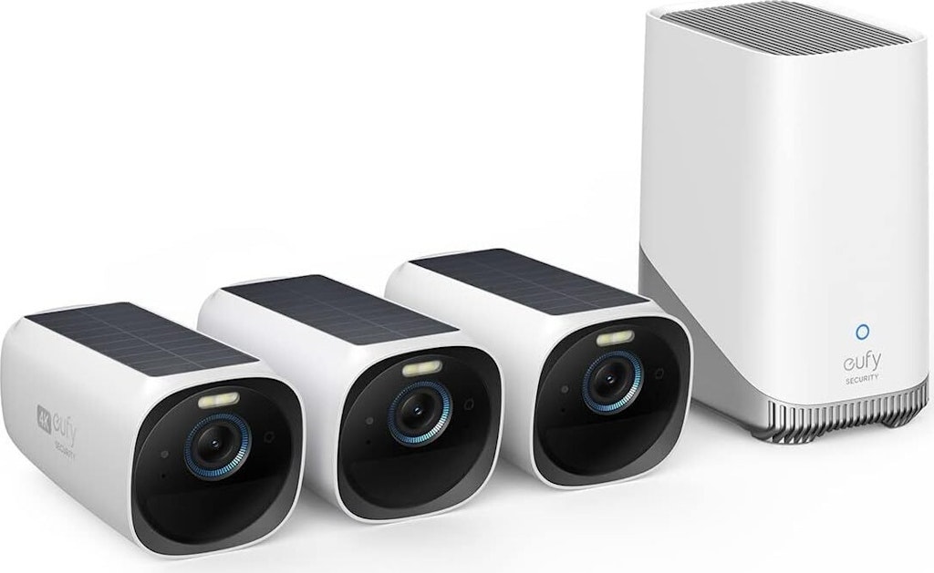 Certified Refurb eufy eufyCam 3 4K Wireless Solar Security Camera System: $190