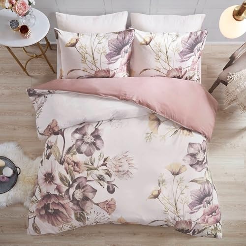 Madison Park Floral Cotton Duvet Cover Set 3-Piece: $43.80 Madison Park Floral Cotton Duvet Cover Set 3-Piece: $43.80