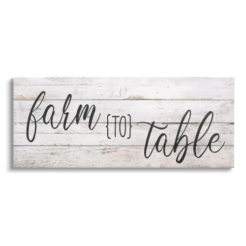 Stupell Industries Planked Style Farm to Table Canvas Art: $33.32 Stupell Industries Planked Style Farm to Table Canvas Art: $33.32