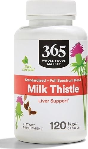 365 by Whole Foods Market Milk Thistle 120-Count: $14.86