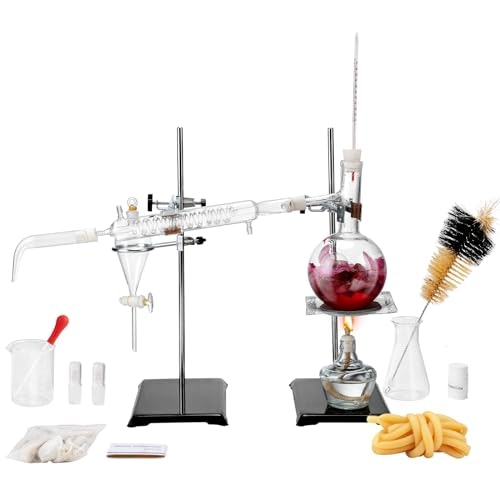Vevor 500ml Essential Oil Distillation Kit 28-Piece Set: $60.99 Vevor 500ml Essential Oil Distillation Kit 28-Piece Set: $60.99