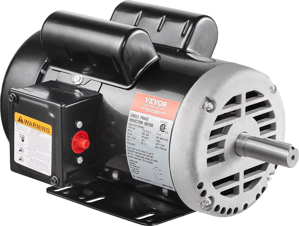 Vevor/SucceBuy 5HP 230V Electric Air Compressor Motor: $125 Vevor/SucceBuy 5HP 230V Electric Air Compressor Motor: $125