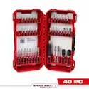 Milwaukee Shockwave 40-Piece Impact Duty Alloy Steel Screw Driver Drill Bit Set for $15 + free shipping