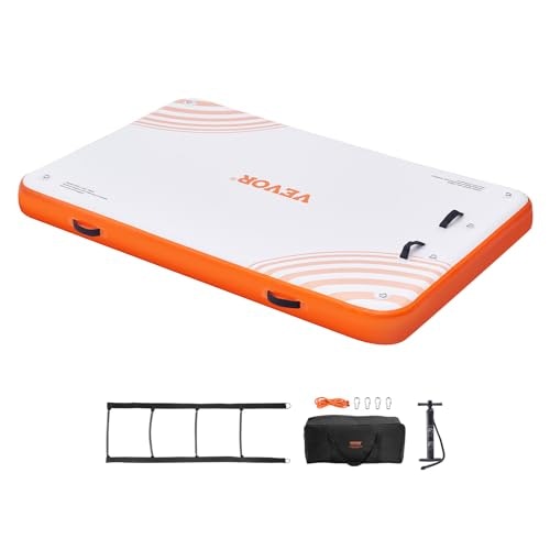 Vevor 8 x 5-Foot Inflatable Floating Dock: $132.42 Vevor 8 x 5-Foot Inflatable Floating Dock: $132.42