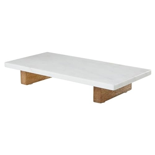 Santa Barbara Design Studio 15.75\" x 8\" Marble Footed Charcuterie Board: $42.95