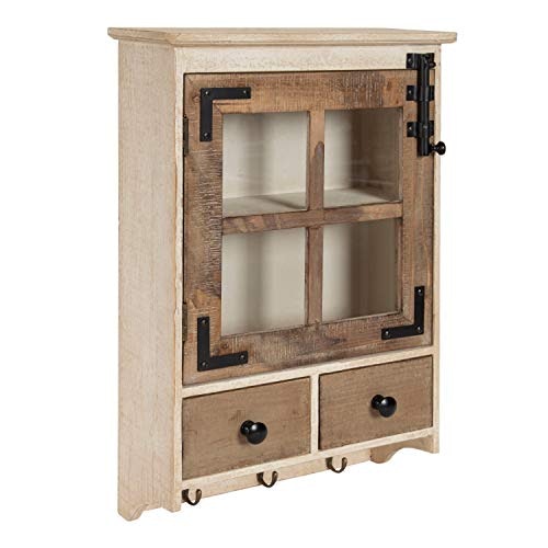 Kate and Laurel Hutchins Decorative Farmhouse Wall Cabinet: $79.99