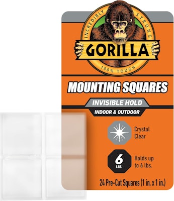 Gorilla Mounting Tape Squares 24-Pack for $5 + free shipping w/ Prime
