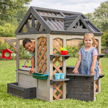KidKraft Garden & Grow Outdoor Wood Greenhouse: $150
