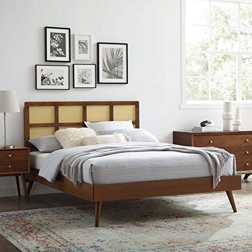 Modway Sidney King Cane Rattan and Wood Platform Bed: $314.81 Modway Sidney King Cane Rattan and Wood Platform Bed: $314.81
