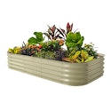 Vego Garden 14" Tall 10-in-1 Modular Metal Raised Garden Bed Kit for $120 + free shipping