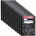 Mead Wide Ruled Composition Notebook 12-Pack for $15 + free shipping w/ Prime