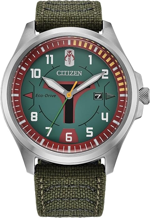 Citizen Men's Eco-Drive Boba Fett 44mm Watch: $268