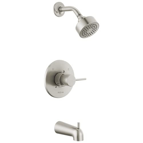 Delta Modern Brushed Nickel Tub and Shower Trim Kit: $119.19 Delta Modern Brushed Nickel Tub and Shower Trim Kit: $119.19