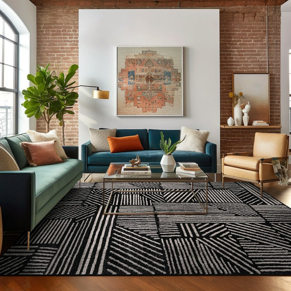 Trent Austin Design Rambo Geometric 7'10" x 10' Area Rug: $119 in cart Trent Austin Design Rambo Geometric 7'10" x 10' Area Rug: $119 in cart