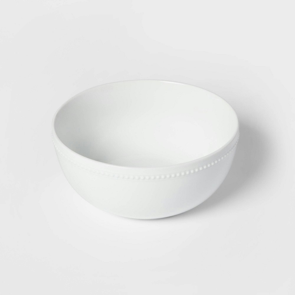 Threshold 128-oz. Ceramic Beaded Serving Bowl: $25 Threshold 128-oz. Ceramic Beaded Serving Bowl: $25