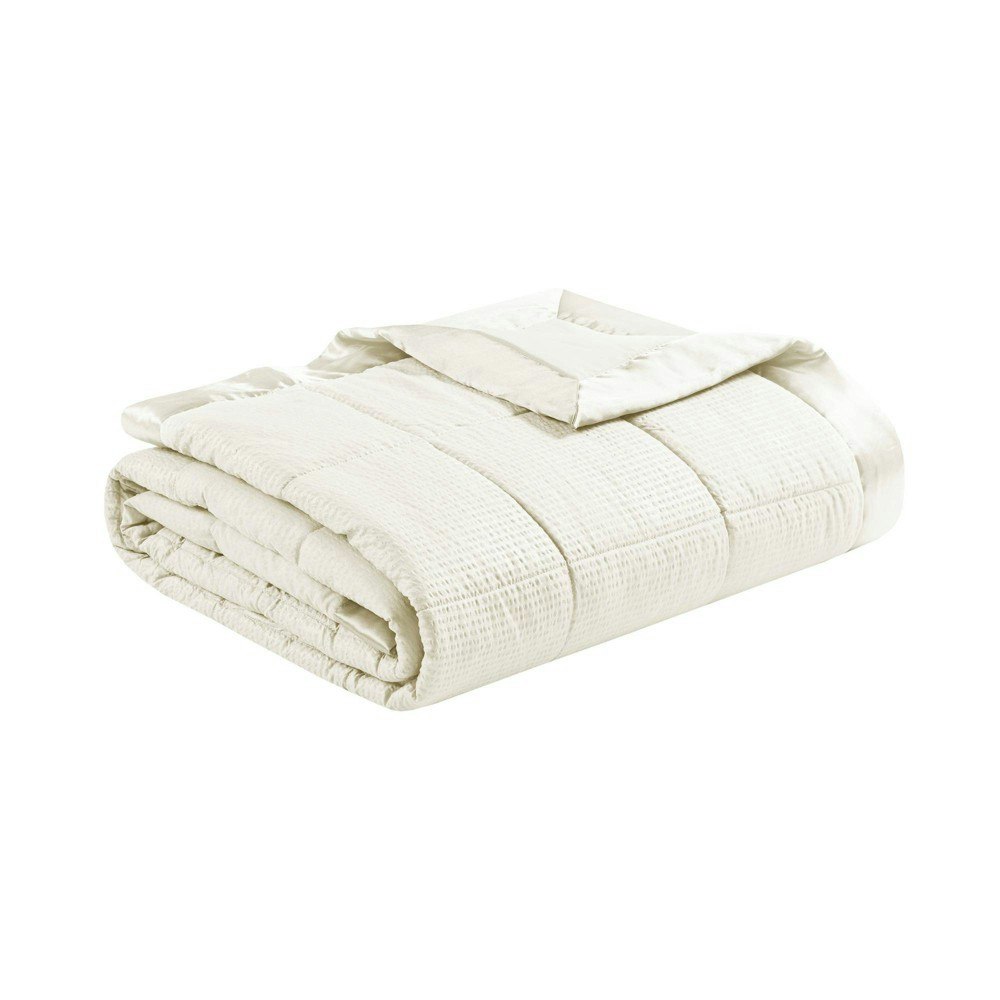 King Parkman Oversized Down Alternative Blanket with Satin Trim: $47.99