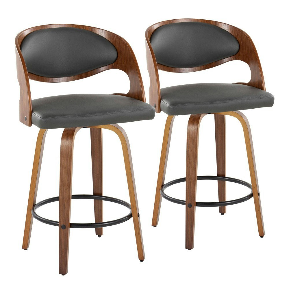 LumiSource Pino PU Leather Counter Height Barstool 2-Pack: $255.99 LumiSource Pino PU Leather Counter Height Barstool 2-Pack: $255.99
