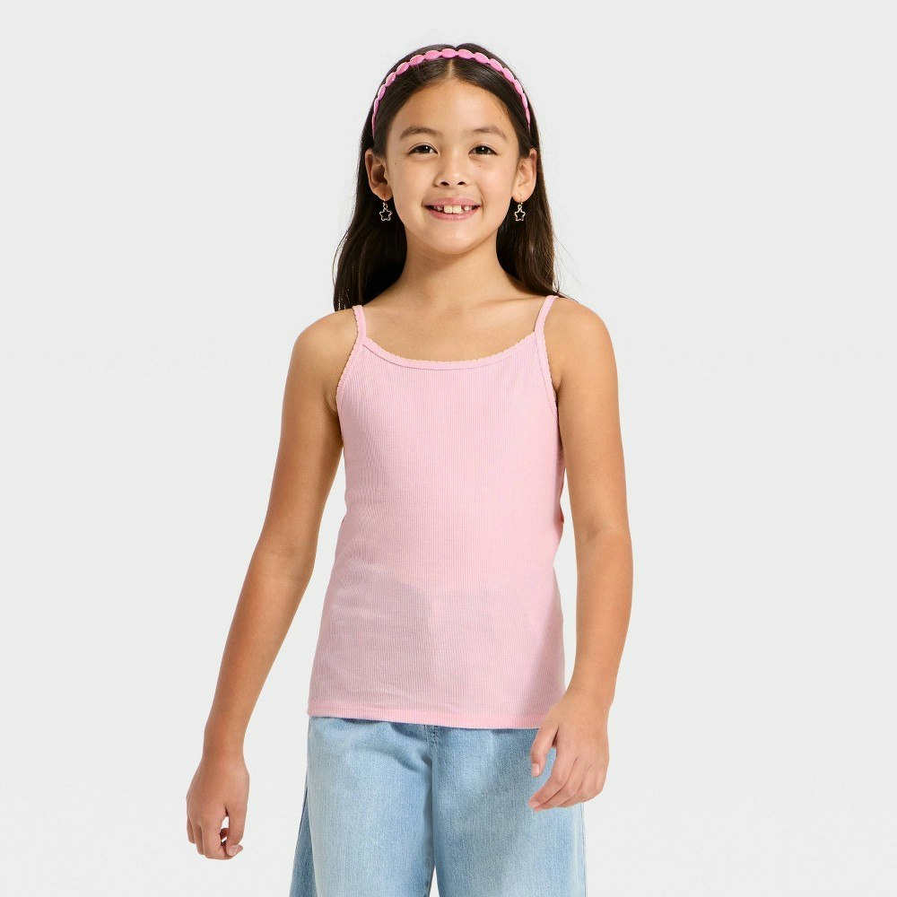 Cat & Jack Girls' Fitted Ribbed Tank Top XL Plus: $2.50