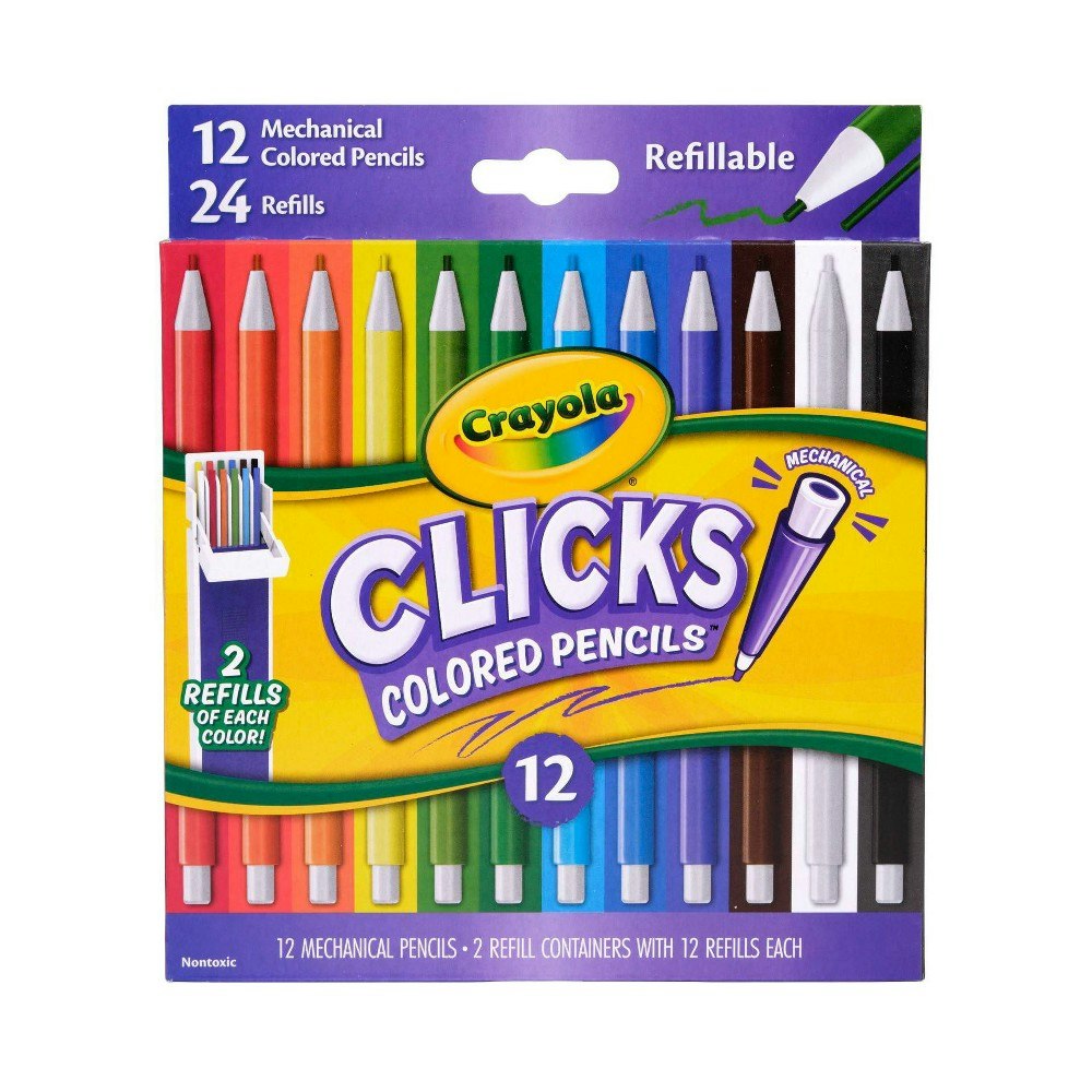 Crayola 12-Count Mechanical Colored Pencils: $8.44 Crayola 12-Count Mechanical Colored Pencils: $8.44