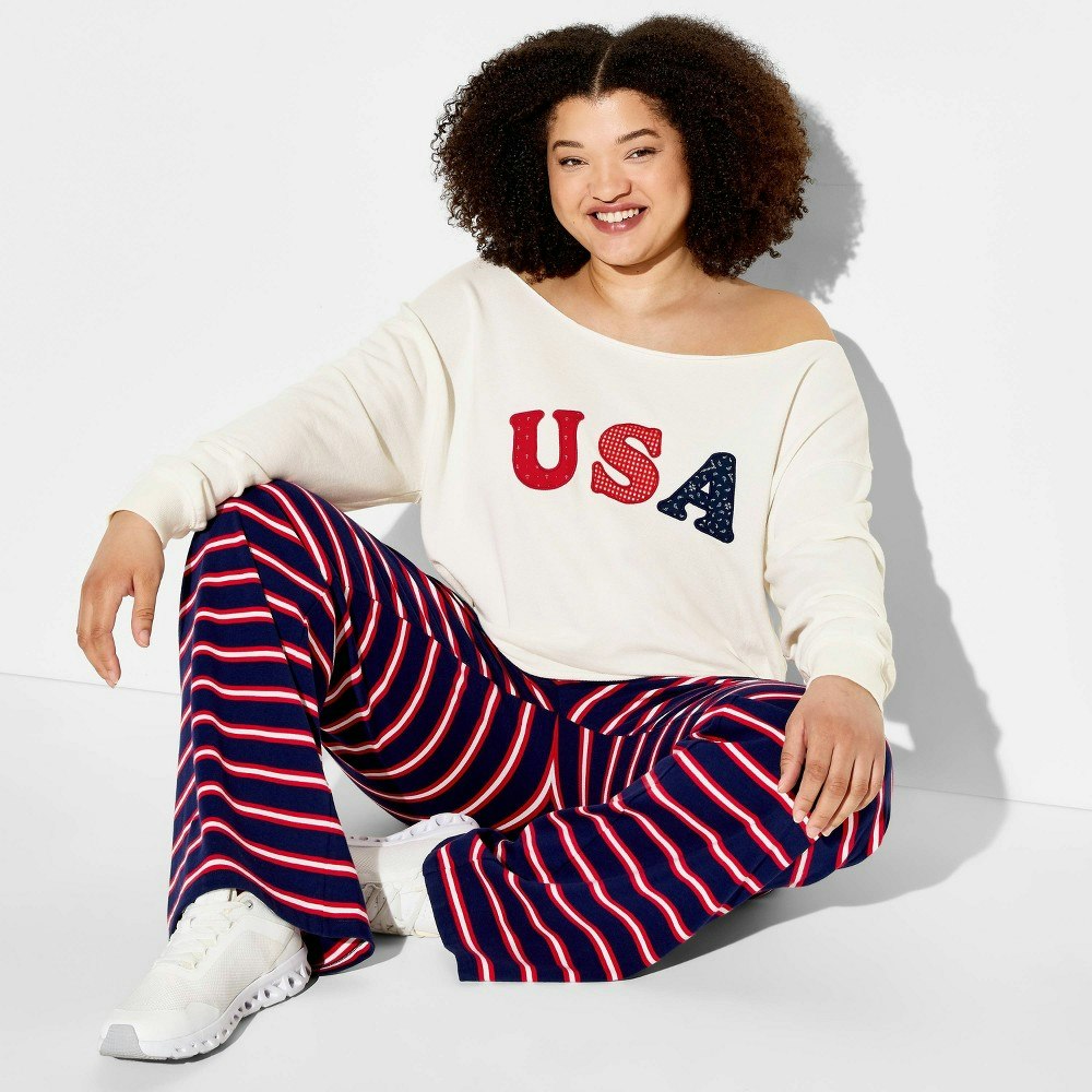 Wild Fable Women's Off-the-Shoulder Long Sleeve Pullover Sweatshirt: $16.50 Wild Fable Women's Off-the-Shoulder Long Sleeve Pullover Sweatshirt: $16.50