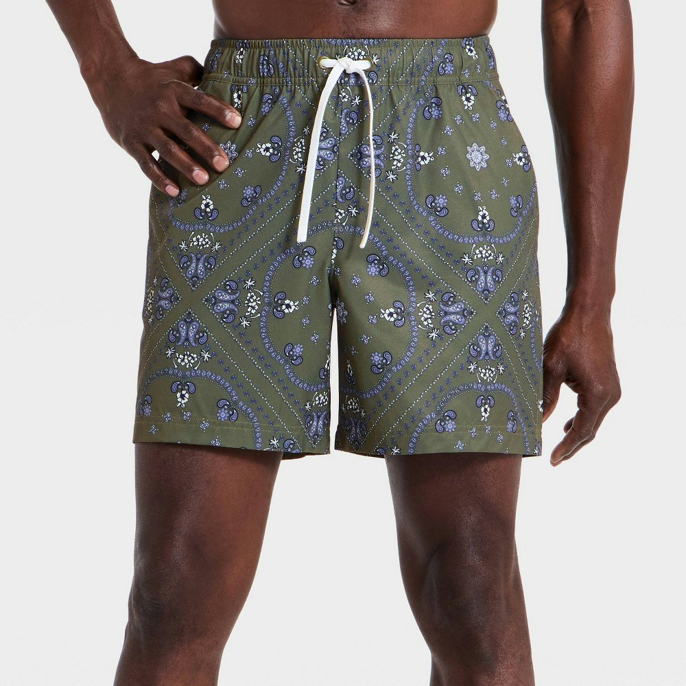 All In Motion Men's Bandana Print Hybrid Shorts: $16.50
