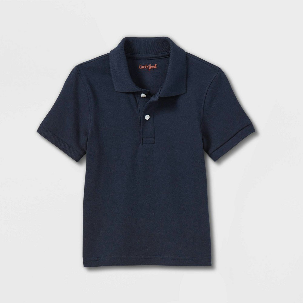 Cat & Jack Toddler Boys' Short Sleeve Uniform Polo Shirt 5T: $8 Cat & Jack Toddler Boys' Short Sleeve Uniform Polo Shirt 5T: $8