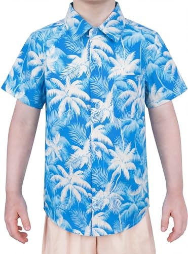 Boys' Short Sleeve Hawaiian Palm Leaf Button Down Shirt: $14.98 Boys' Short Sleeve Hawaiian Palm Leaf Button Down Shirt: $14.98