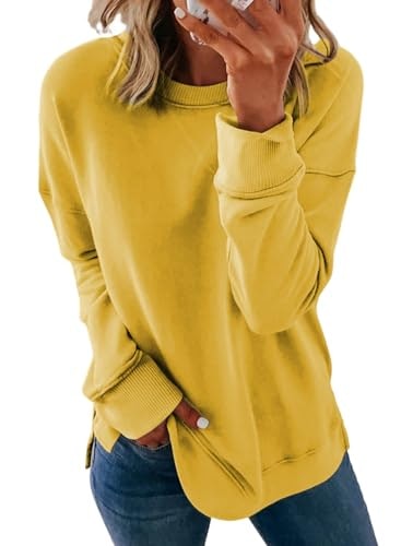 Dokotoo Women's Crewneck Long Sleeve Sweatshirt: $16.14 Dokotoo Women's Crewneck Long Sleeve Sweatshirt: $16.14