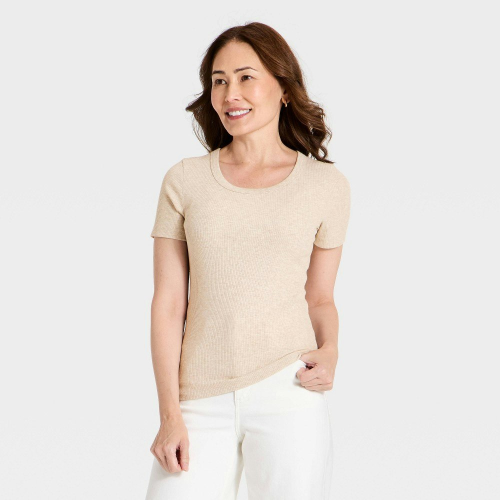 Universal Thread Women's Ribbed Scoop Neck Shirt: $8.40 Universal Thread Women's Ribbed Scoop Neck Shirt: $8.40