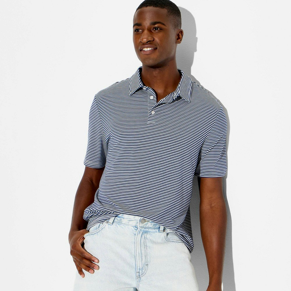 Goodfellow & Co Men's Striped Polo Shirt: $25
