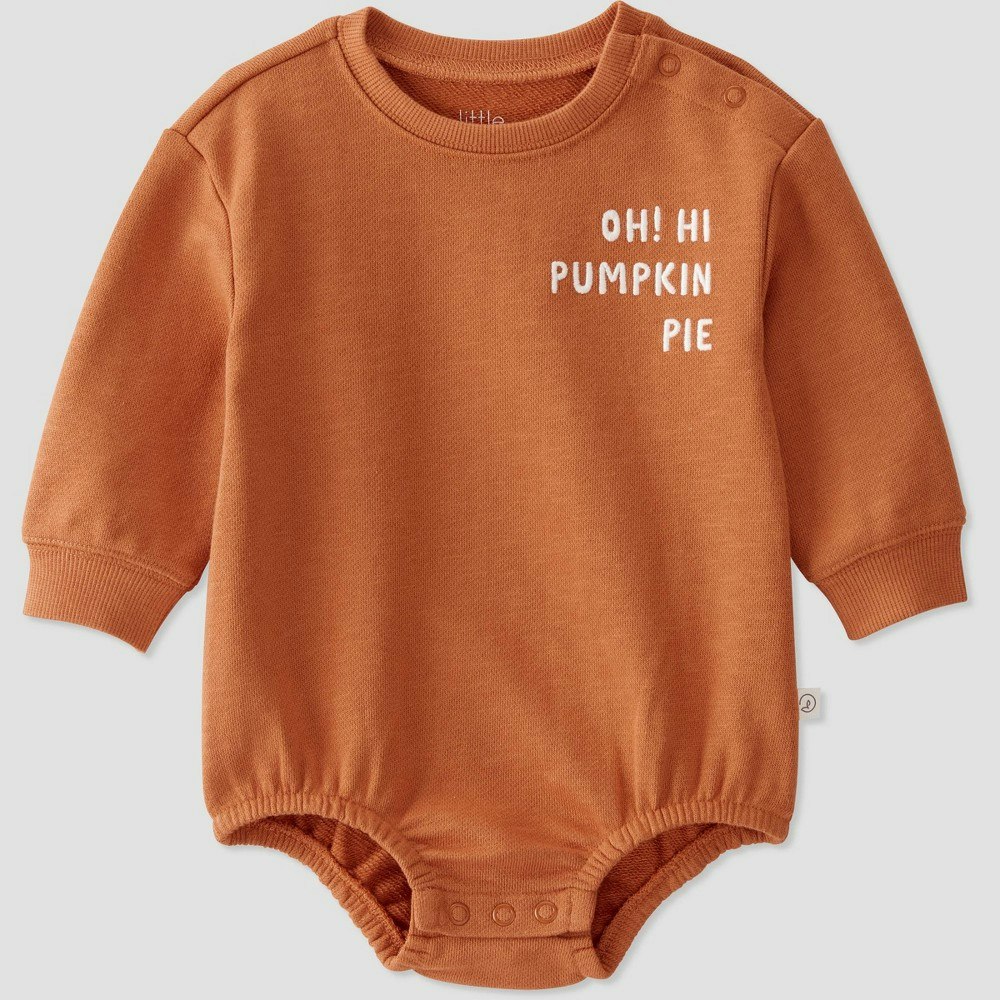 Little Planet by Carter's Baby Pumpkin Pie Long Sleeve Bodysuit: $12.79