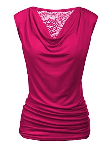Zeagoo Women's Sleeveless V-Neck Ruched Blouse: $11.88 Zeagoo Women's Sleeveless V-Neck Ruched Blouse: $11.88