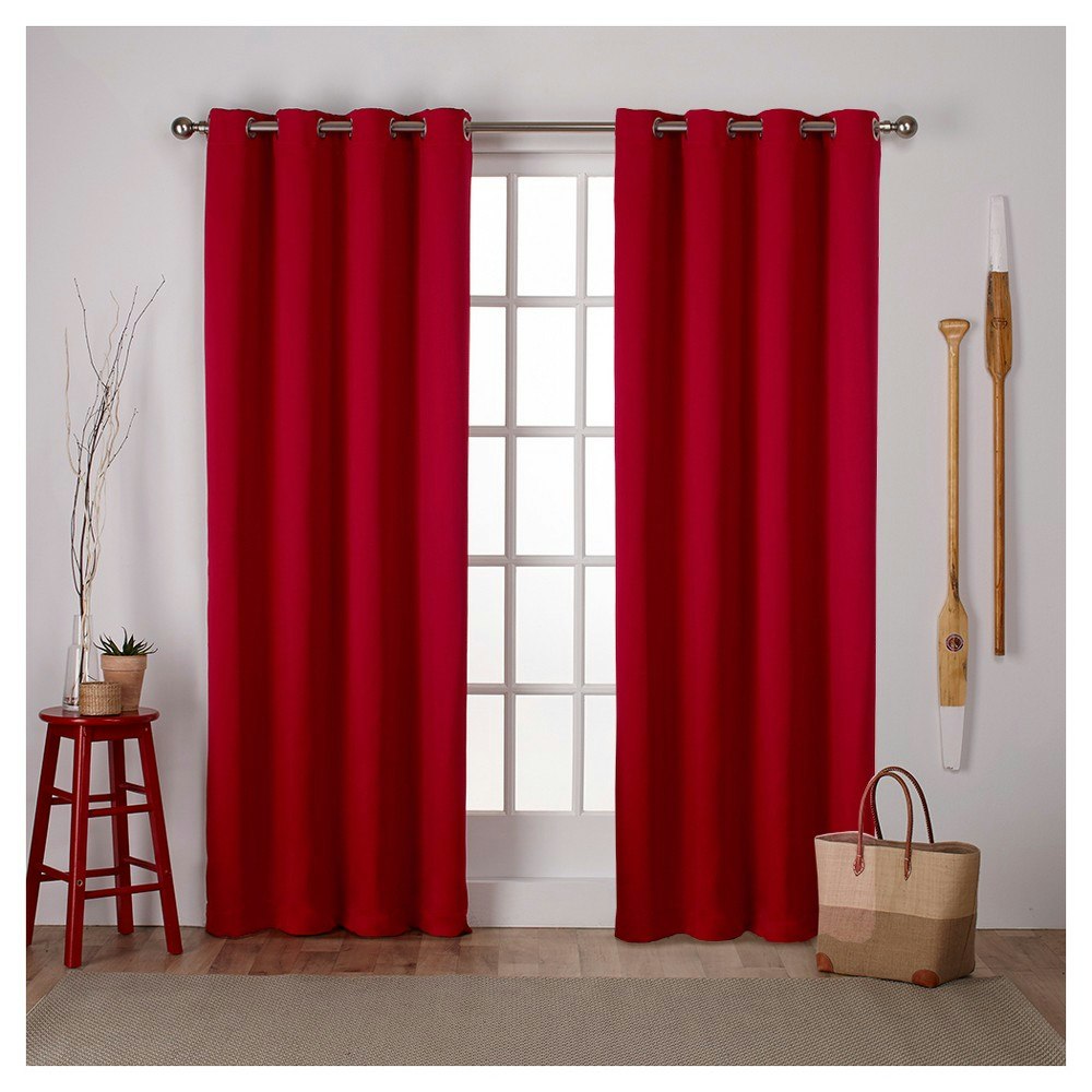 Exclusive Home 96"x52" Sateen Twill Room Darkening Window Curtain Panels 2-Pack: $25.99