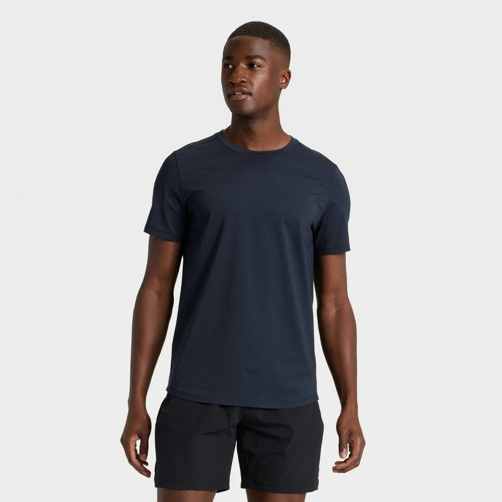 All in Motion Men's Short Sleeve Soft Stretch T-Shirt: $15