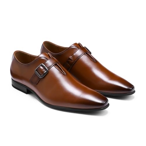 Austin Mill Men's Monk Strap Dress Loafers: $45
