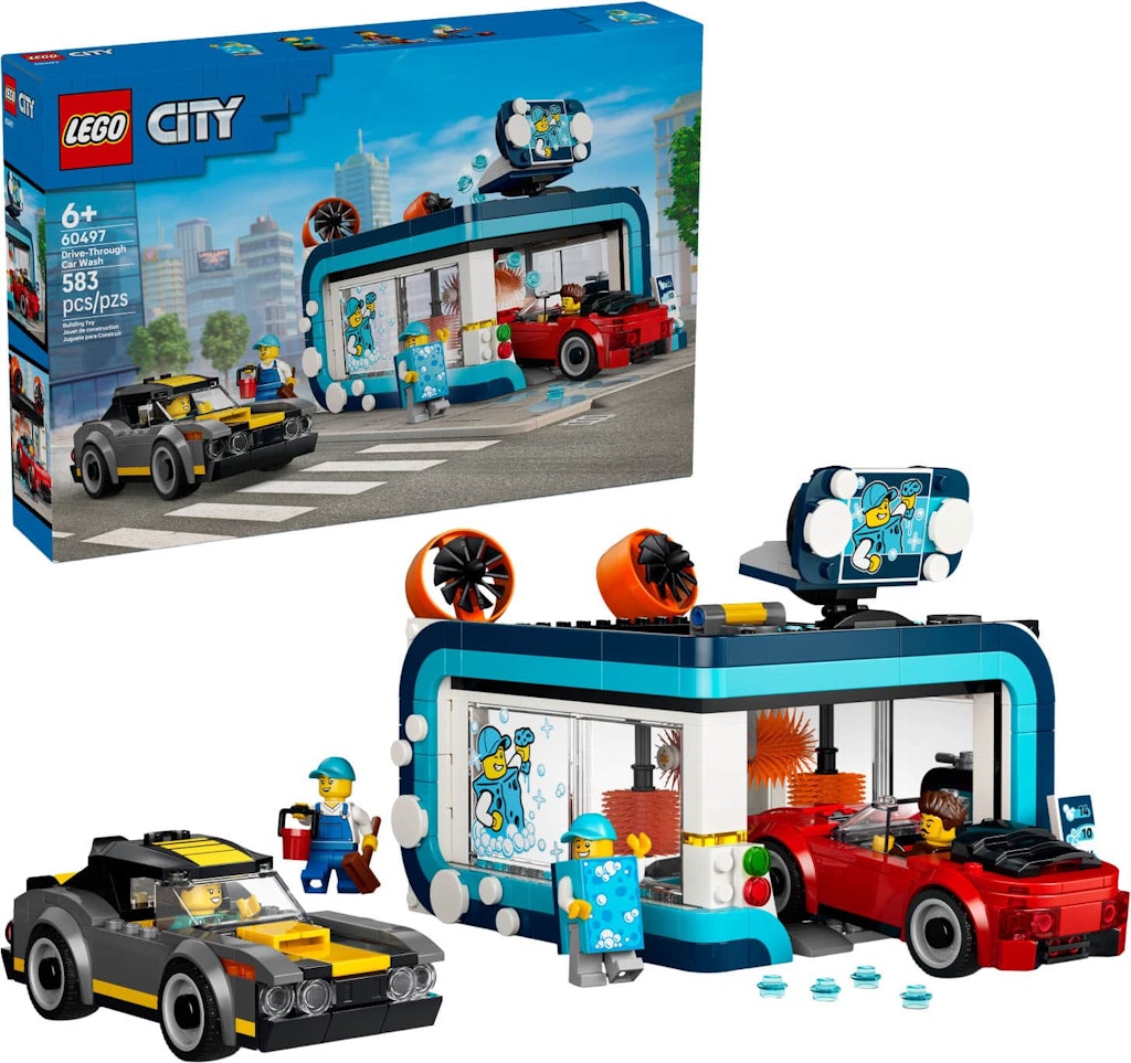 LEGO City Drive-Through Car Wash 60497: $59.99 LEGO City Drive-Through Car Wash 60497: $59.99