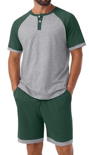 Men's Henley Pajama Set: $16.97 Men's Henley Pajama Set: $16.97