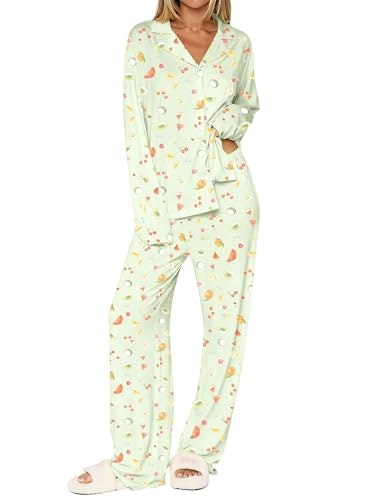 Dressmine Women's Two-Piece Fruit Long-Sleeve Pajama Set: $28.89 Dressmine Women's Two-Piece Fruit Long-Sleeve Pajama Set: $28.89